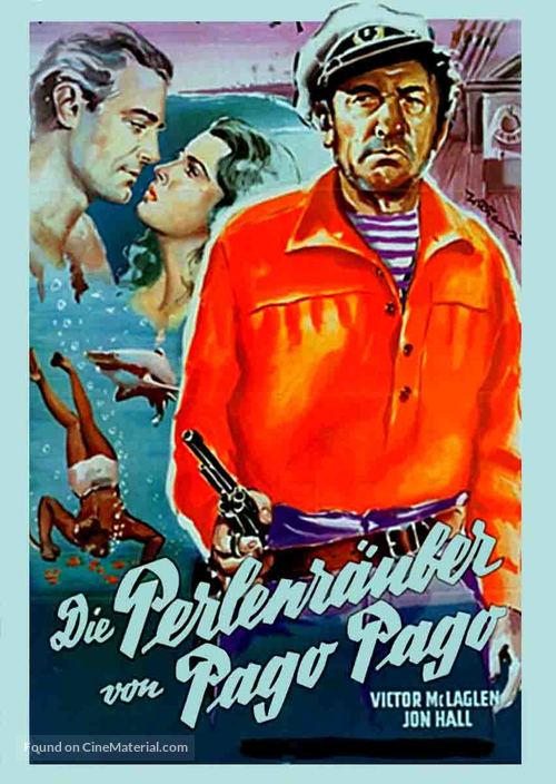 South of Pago Pago - German Movie Poster