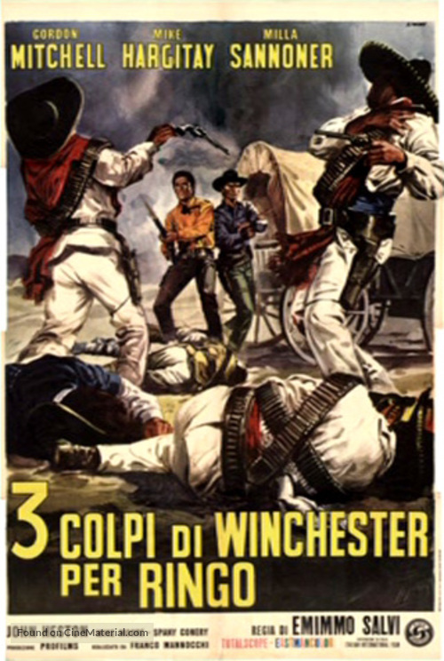 3 colpi di Winchester per Ringo - Italian Movie Poster