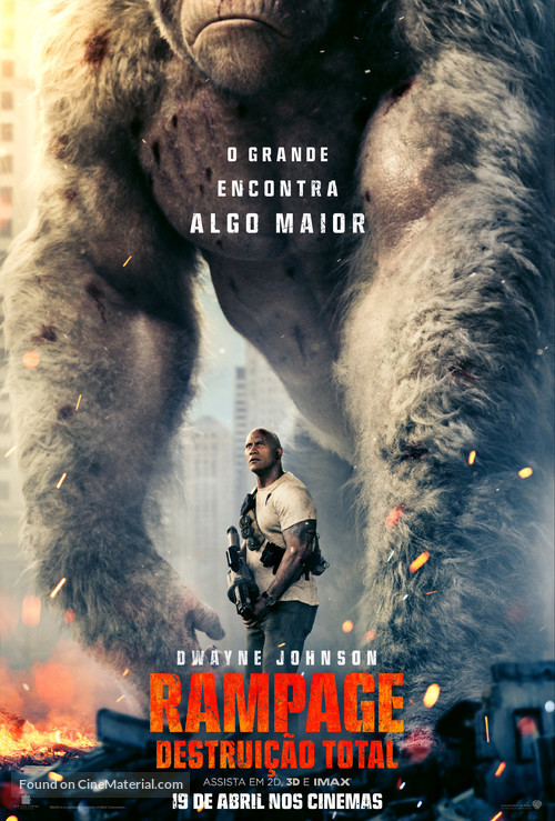 Rampage - Brazilian Movie Poster