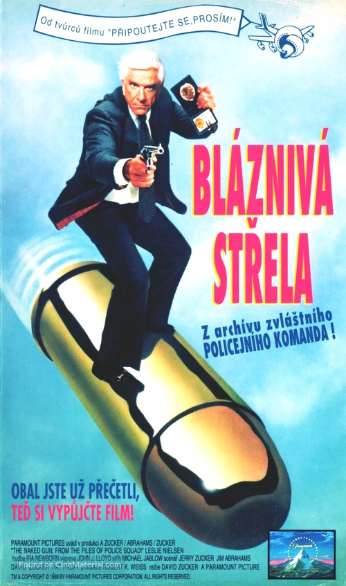 The Naked Gun - Czech VHS movie cover