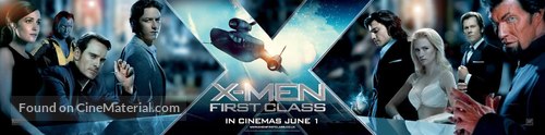 X-Men: First Class - British Movie Poster