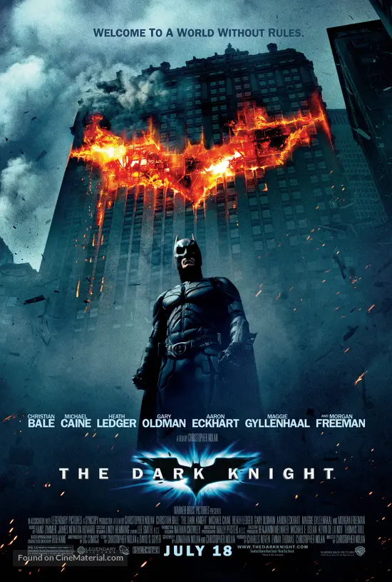 The dark knight movie poster