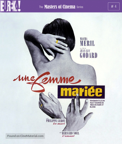 Une femme mari&eacute;e: Suite de fragments d&#039;un film tourn&eacute; en 1964 - British Blu-Ray movie cover