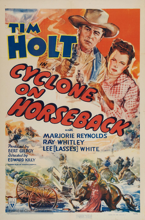 Cyclone on Horseback - Movie Poster