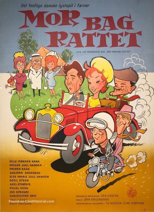 Mor bag rattet - Danish Movie Poster