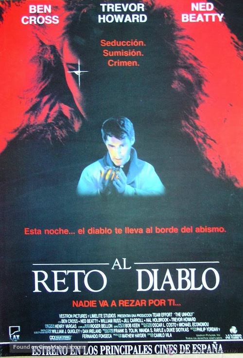 The Unholy - Spanish Movie Poster