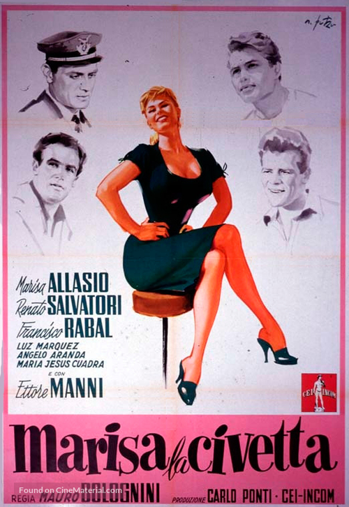 Marisa la civetta - Italian Movie Poster