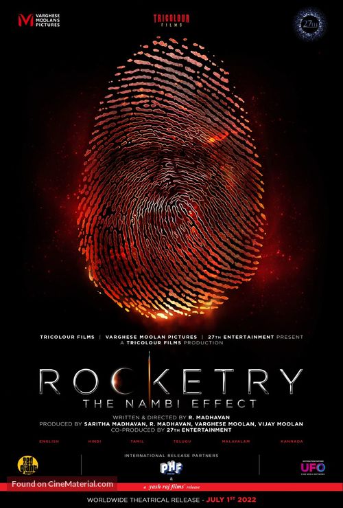 Rocketry: The Nambi Effect - Indian Movie Poster