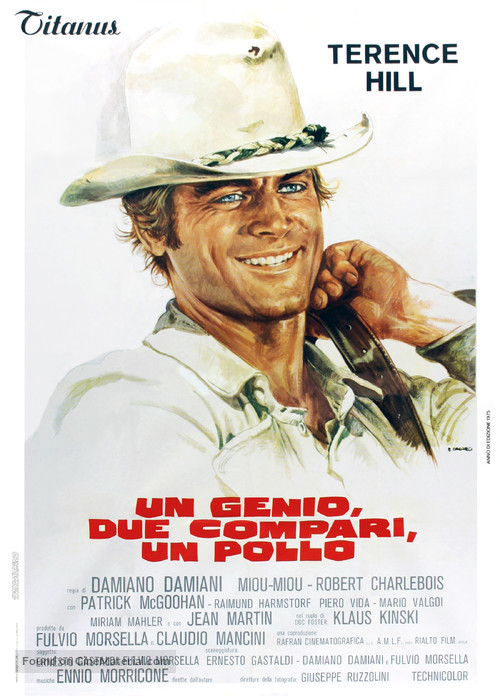 Un genio, due compari, un pollo - Italian Movie Poster