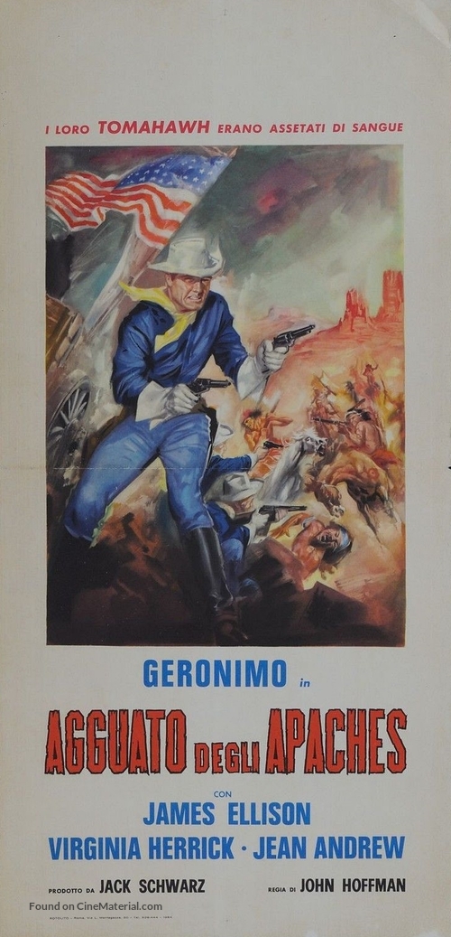 I Killed Geronimo - Italian Movie Poster