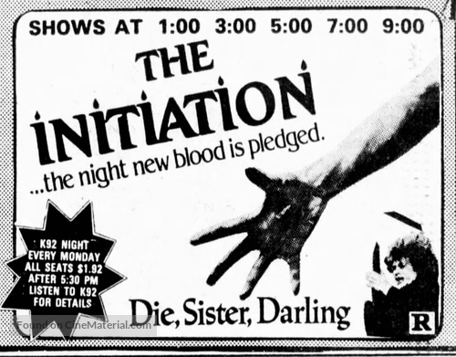 The Initiation - poster