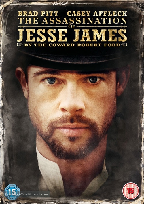The Assassination of Jesse James by the Coward Robert Ford - British DVD movie cover