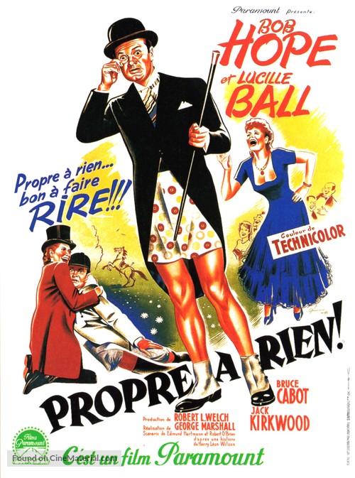 Fancy Pants - French Movie Poster
