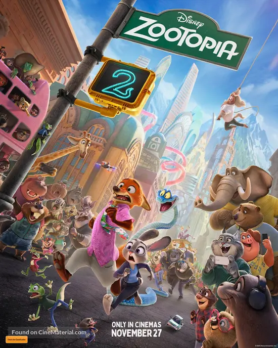 Zootopia 2 - Australian Movie Poster