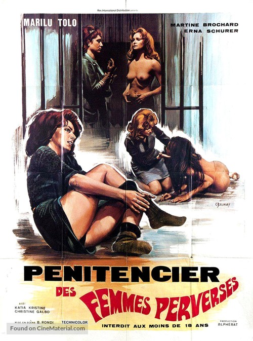Prigione di donne - French Movie Poster