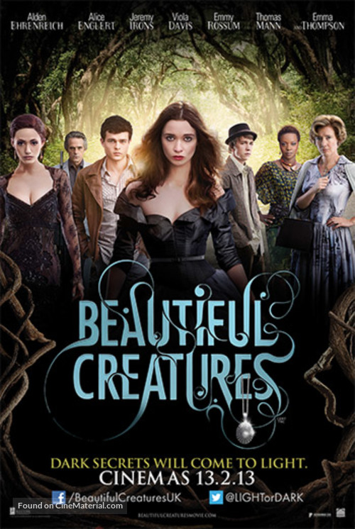 Beautiful Creatures - British Movie Poster