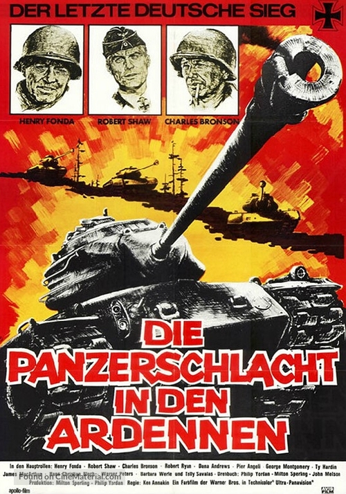 Battle of the Bulge - German Movie Poster