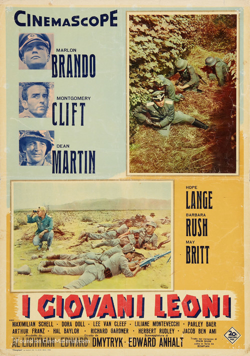 The Young Lions - Italian Movie Poster