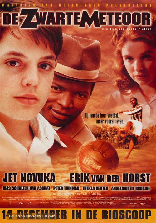 De zwarte meteoor - Dutch Movie Poster