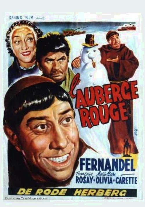 Auberge rouge, L&#039; - Belgian Movie Poster