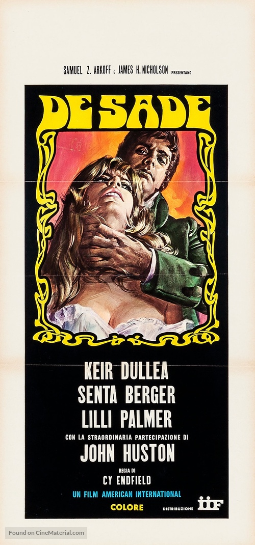 De Sade - Italian Movie Poster