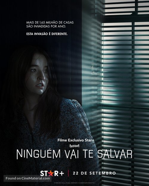 No One Will Save You - Brazilian Movie Poster