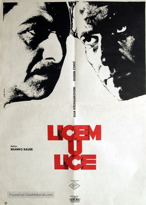 Licem u lice - Yugoslav Movie Poster