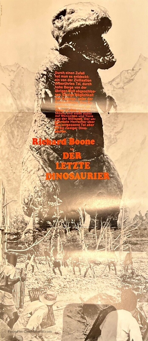 The Last Dinosaur - German Movie Poster