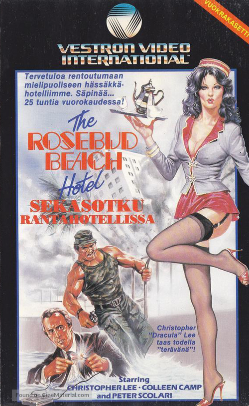 The Rosebud Beach Hotel - Finnish VHS movie cover