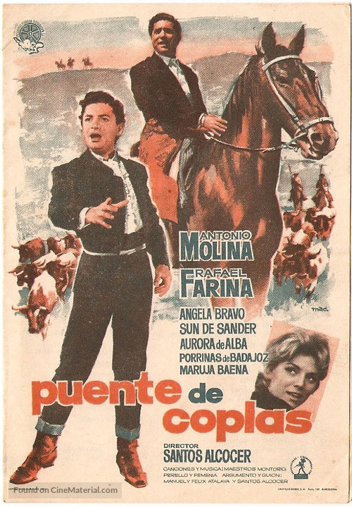 Puente de coplas - Spanish Movie Poster