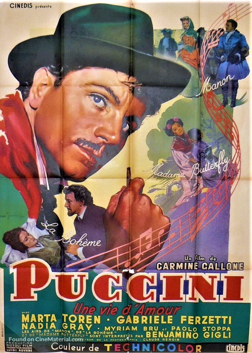 Puccini - French Movie Poster