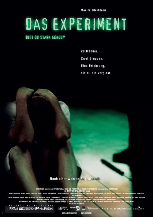 Das Experiment - German Movie Poster