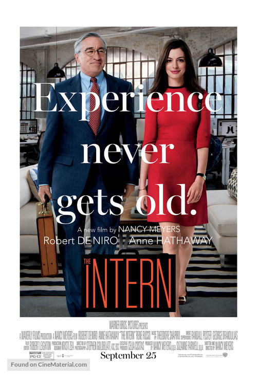 The Intern - Theatrical movie poster