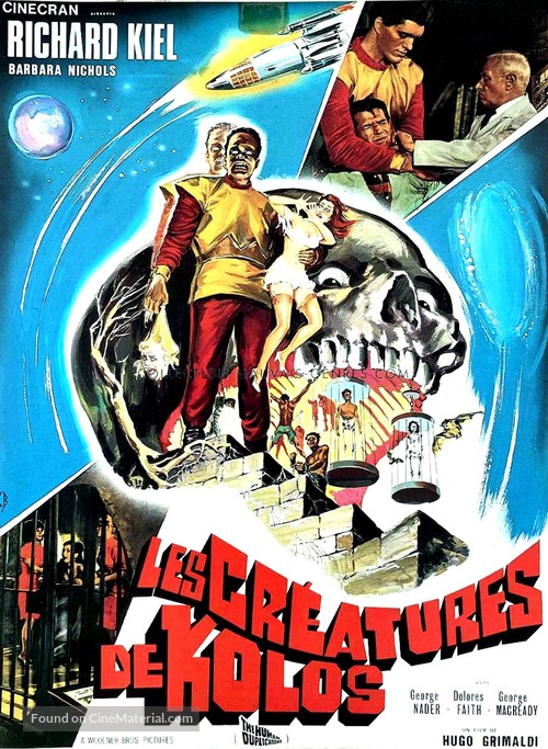 The Human Duplicators - French Movie Poster