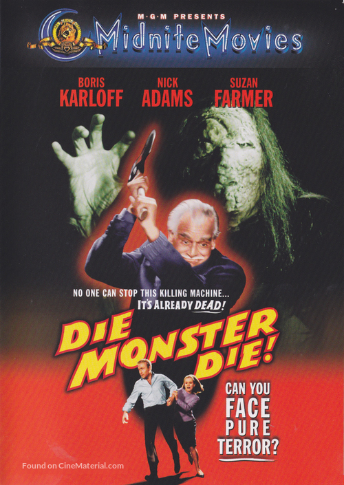 Die, Monster, Die! - DVD movie cover