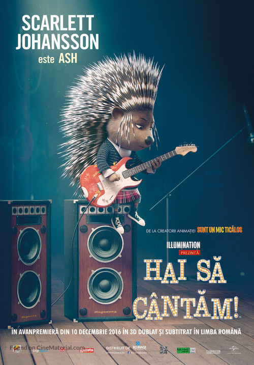 Sing - Romanian Movie Poster