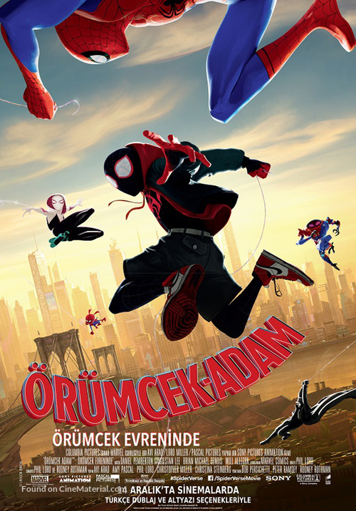 Spider-Man: Into the Spider-Verse - Turkish Movie Poster