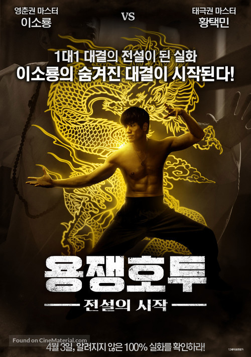 Birth of the Dragon - South Korean Movie Poster