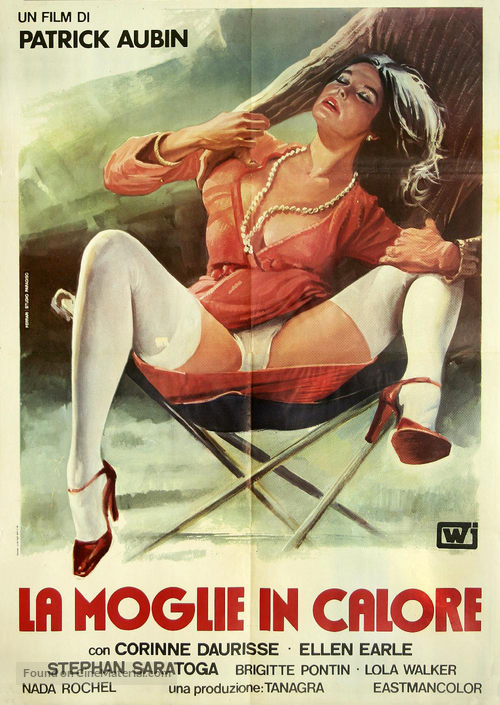 Les cuisses en chaleur - Italian Movie Poster