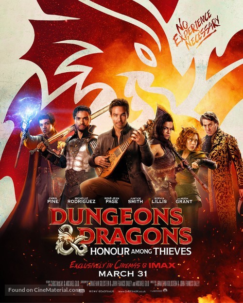 Dungeons &amp; Dragons: Honor Among Thieves - British Movie Poster