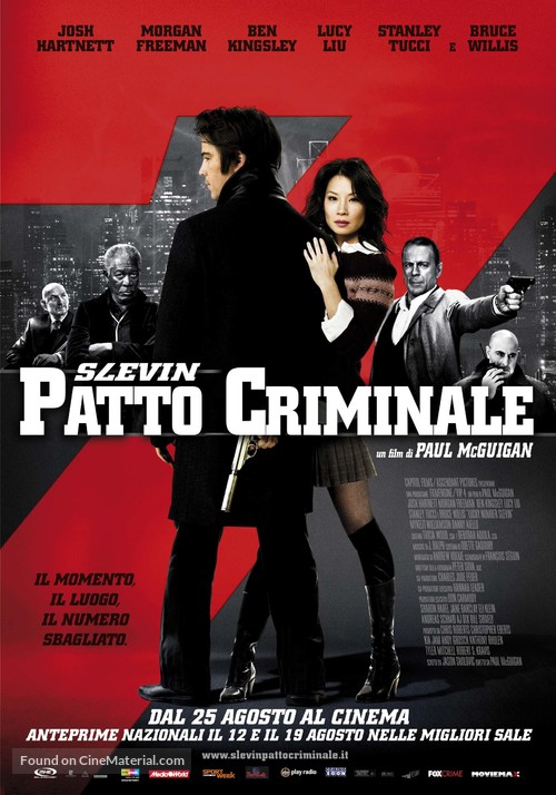 Lucky Number Slevin - Italian Movie Poster