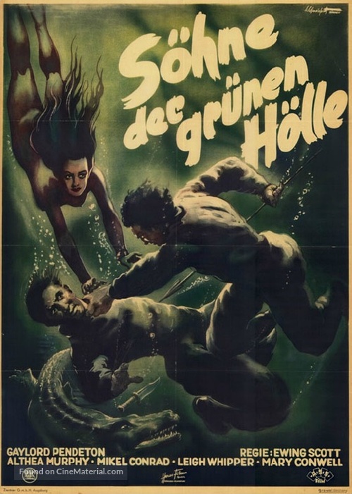 Untamed Fury - German Movie Poster