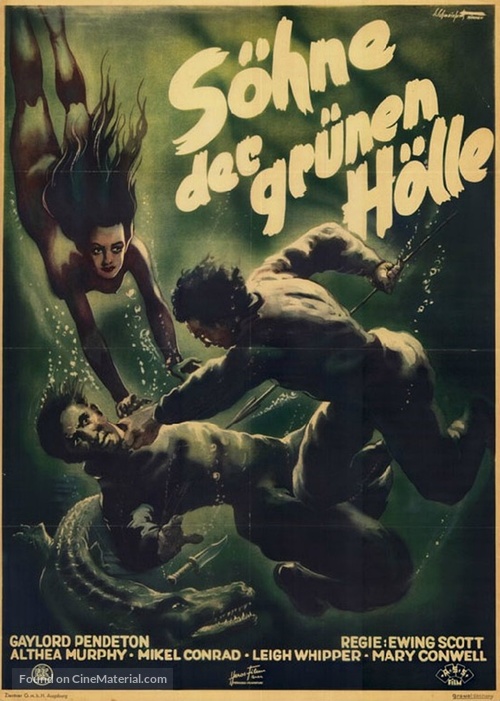 Untamed Fury - German Movie Poster