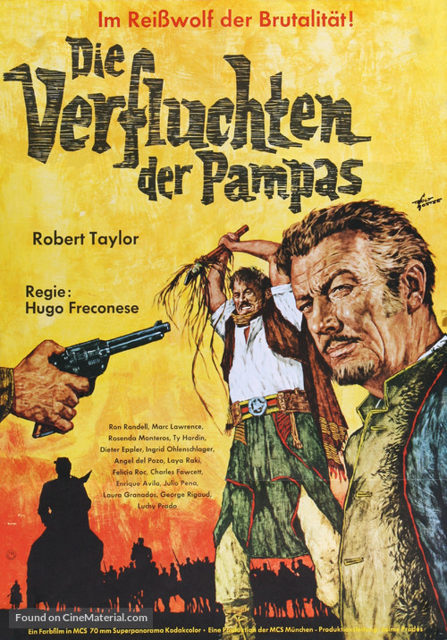 Savage Pampas - German Movie Poster