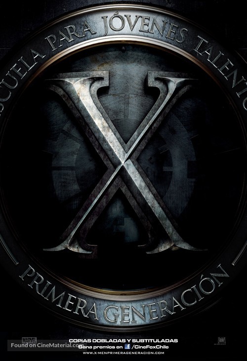 X-Men: First Class - Chilean Movie Poster