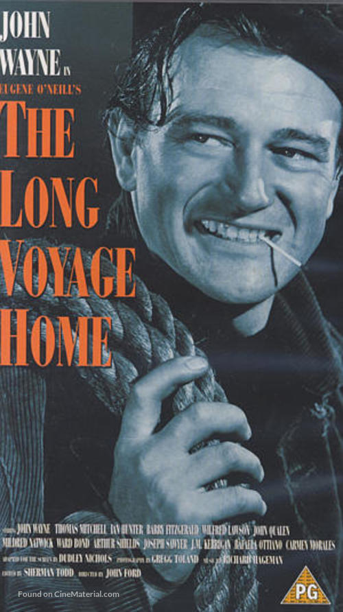 The Long Voyage Home - British VHS movie cover