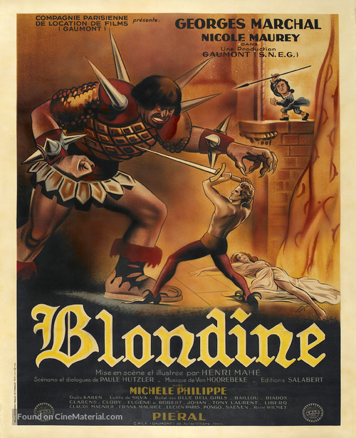 Blondine - French Movie Poster