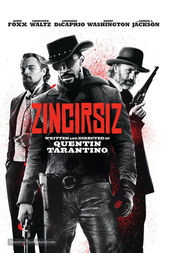 Django Unchained - Turkish DVD movie cover