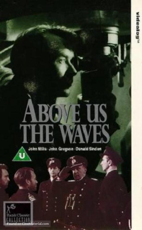 Above Us the Waves - British VHS movie cover