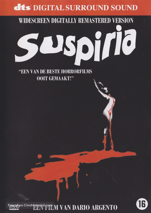 Suspiria - Belgian Movie Cover